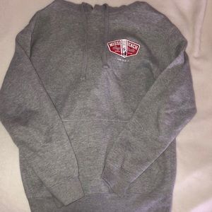 mission beach grey hoodie